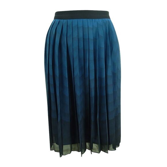 Anne Klein Women's Ombre Printed Skirt - Spruce/Anne Black - Picture 1 of 2